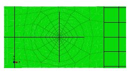 Crack tip mesh in ABAQUS